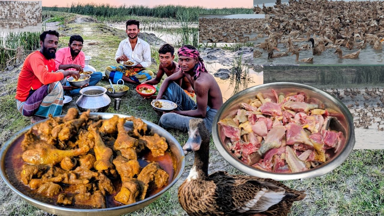 আমার খামারের হাঁস নিজে হাতে রান্না – My Farm Duck Curry Cooked by Myself