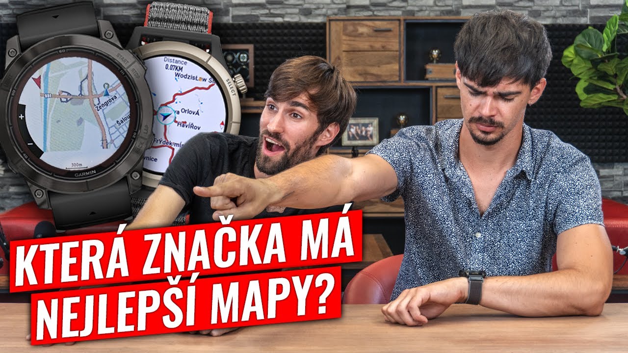 Srovnání mapových podkladů – Která značka má nejlepší mapy? (Garmin, Polar, Suunto a Amazfit)