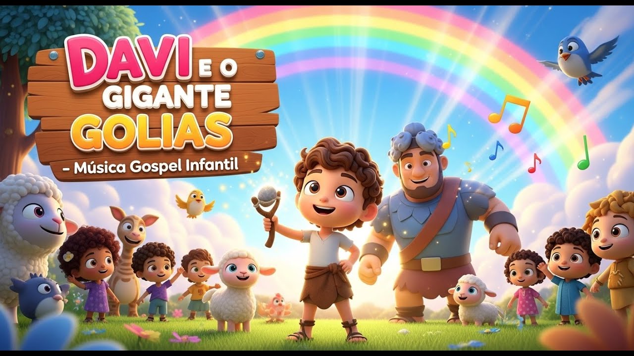 JESUS TE AMA! MÚSICA INFANTIL GOSPEL COM CRIANÇAS FELIZES DANÇANDO LOUVOR