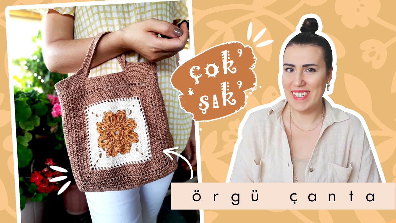 BU ÇANTAYI HERKES ÖRMELİ 👜 örgü çanta yapımı, tığ işi