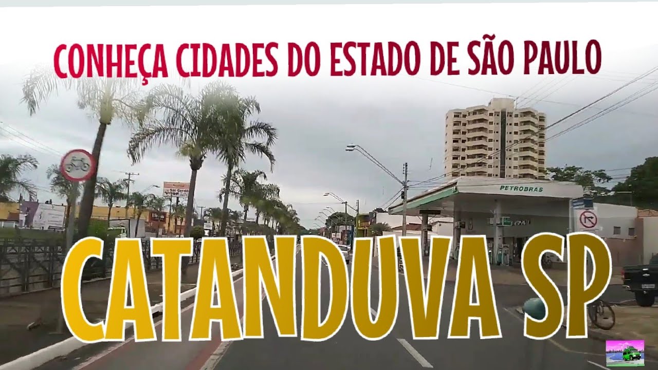 CATANDUVA SP,  Conheça as cidades do interior de São Paulo. EP. 01     Driving in Brazil.