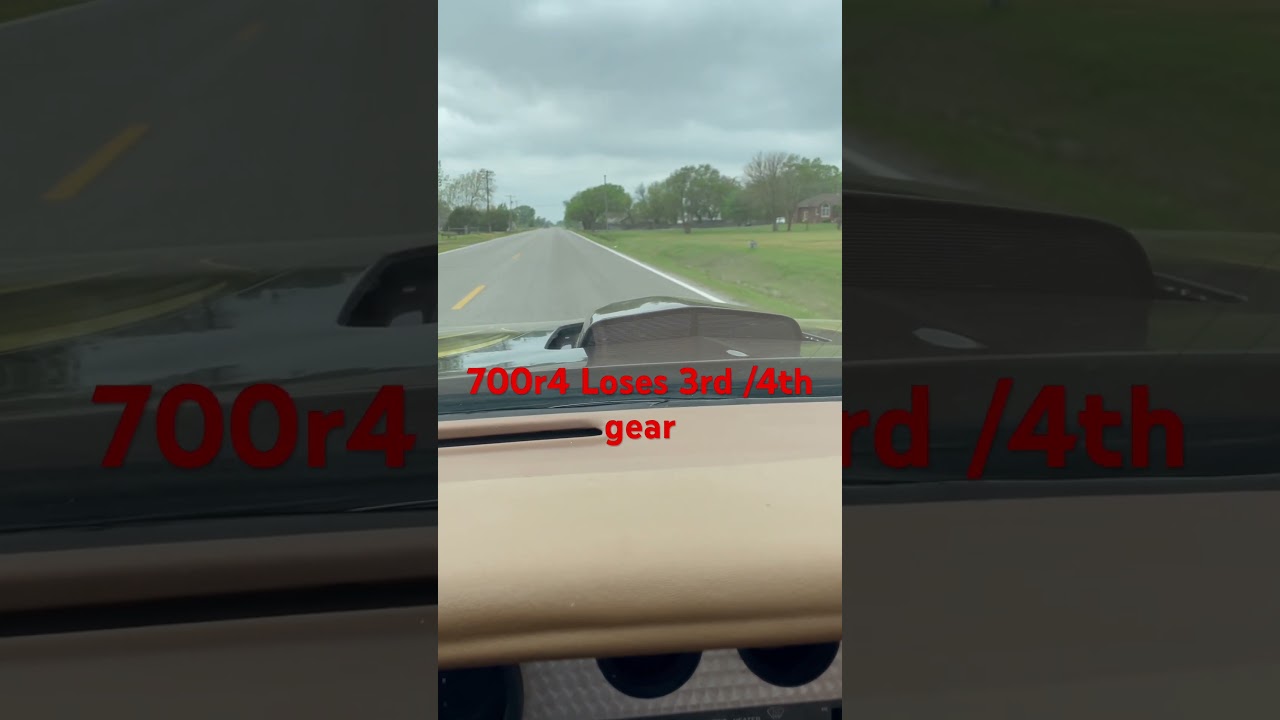 80 Trans Am Blows Up 700r4 Transmission! #700r4 #mechanic #pontiac