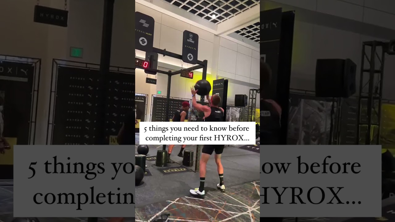 If you are running your first Hyrox, these are 5 things you cannot look over. #hyrox #hyroxtraining