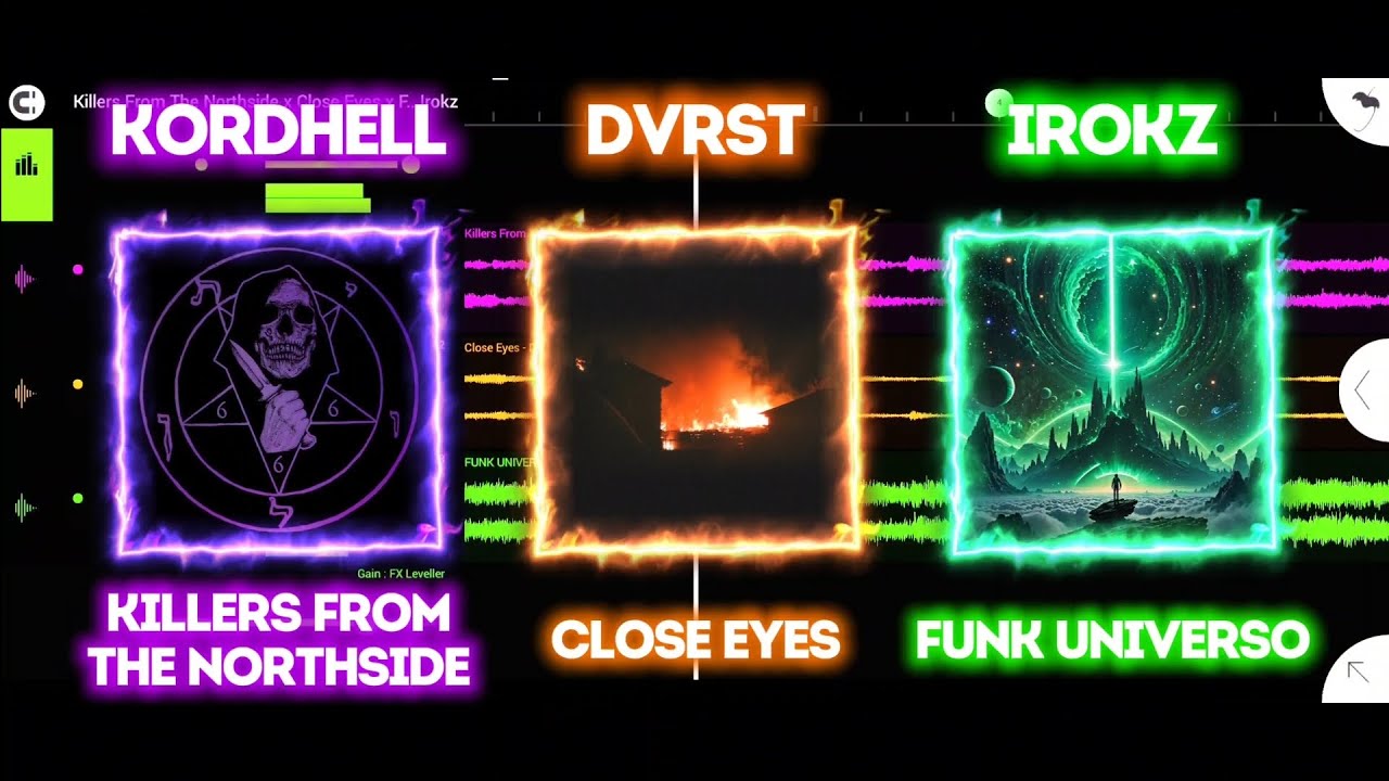 Killers From The Northside x Close Eyes x FUNK UNIVERSO - Mashup - Kordhell, DVRST, Irokz
