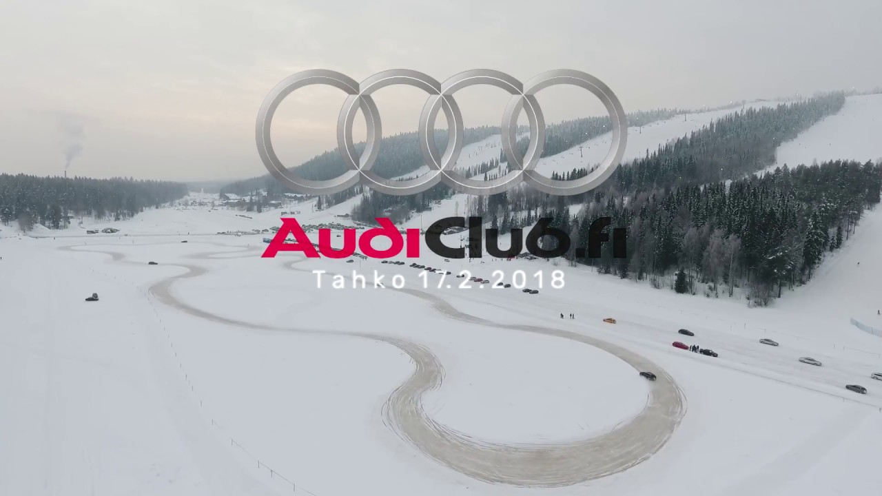 Audiclub Finland ice track event Tahko 17.2.2018