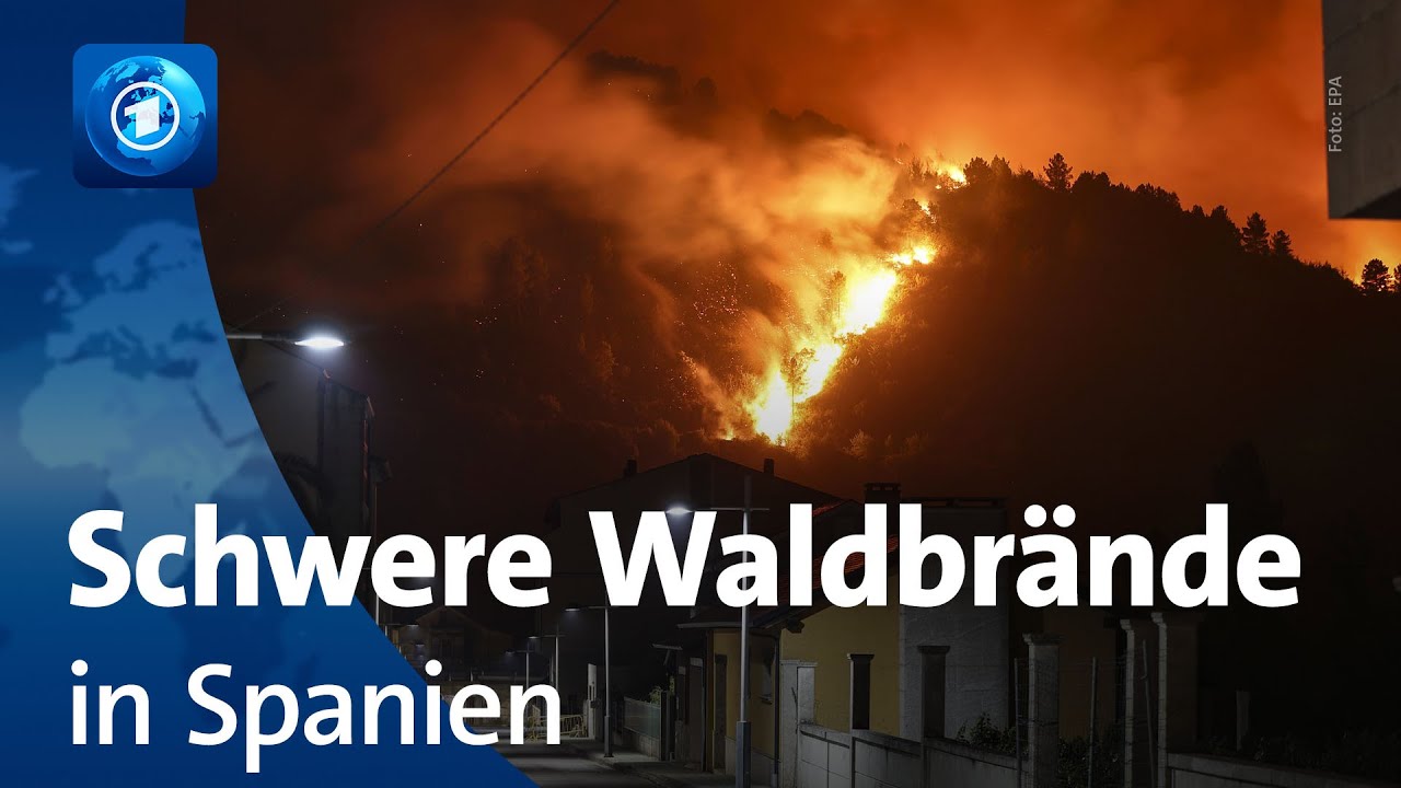 Feuer in Spanien: Keine Entspannung in Sicht bei heftigen Waldbränden