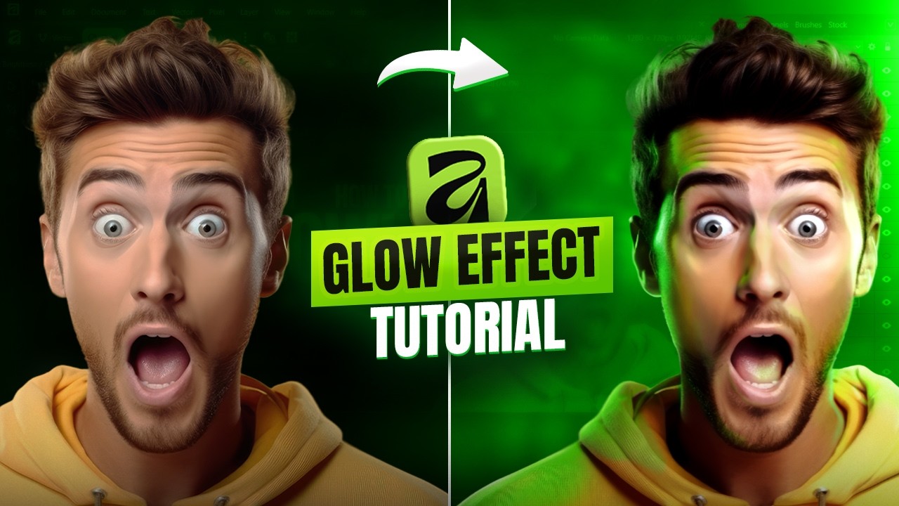 Make Stunning Glowing Thumbnails in Affinity Studio with Just a Mouse | No Tablet! (Beginner Guide)