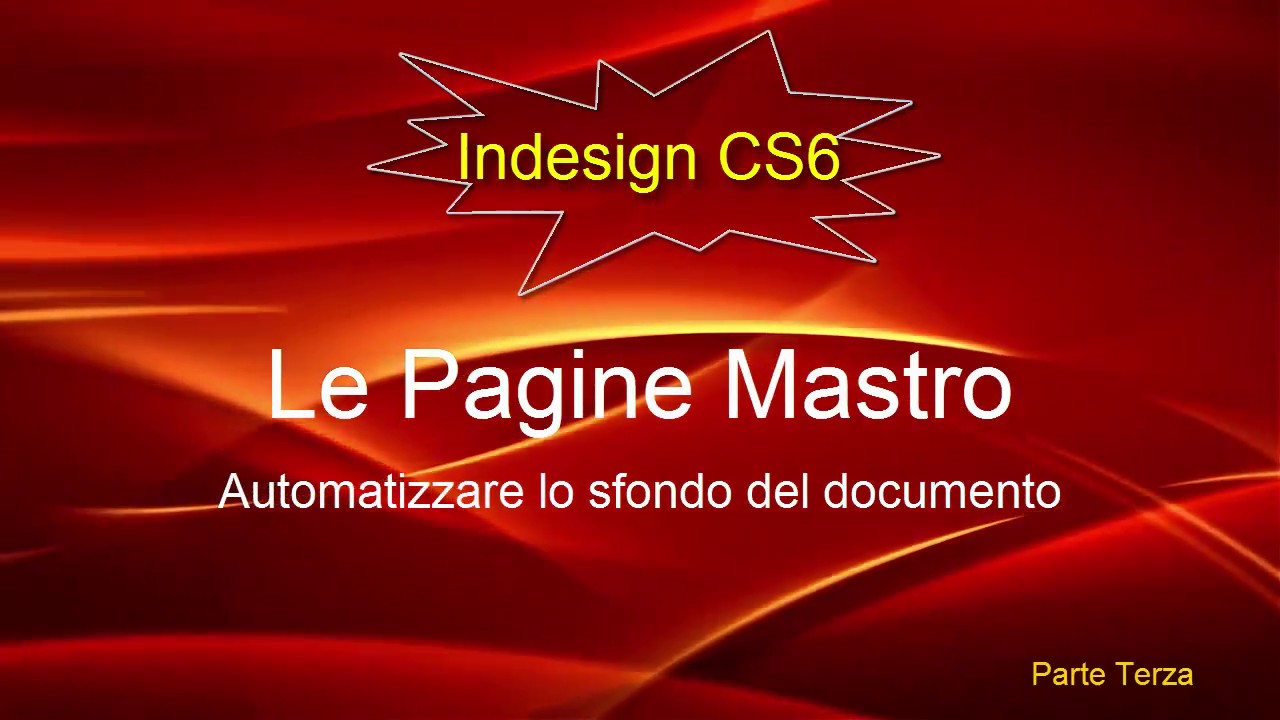 03   Pagine mastro - InDesign