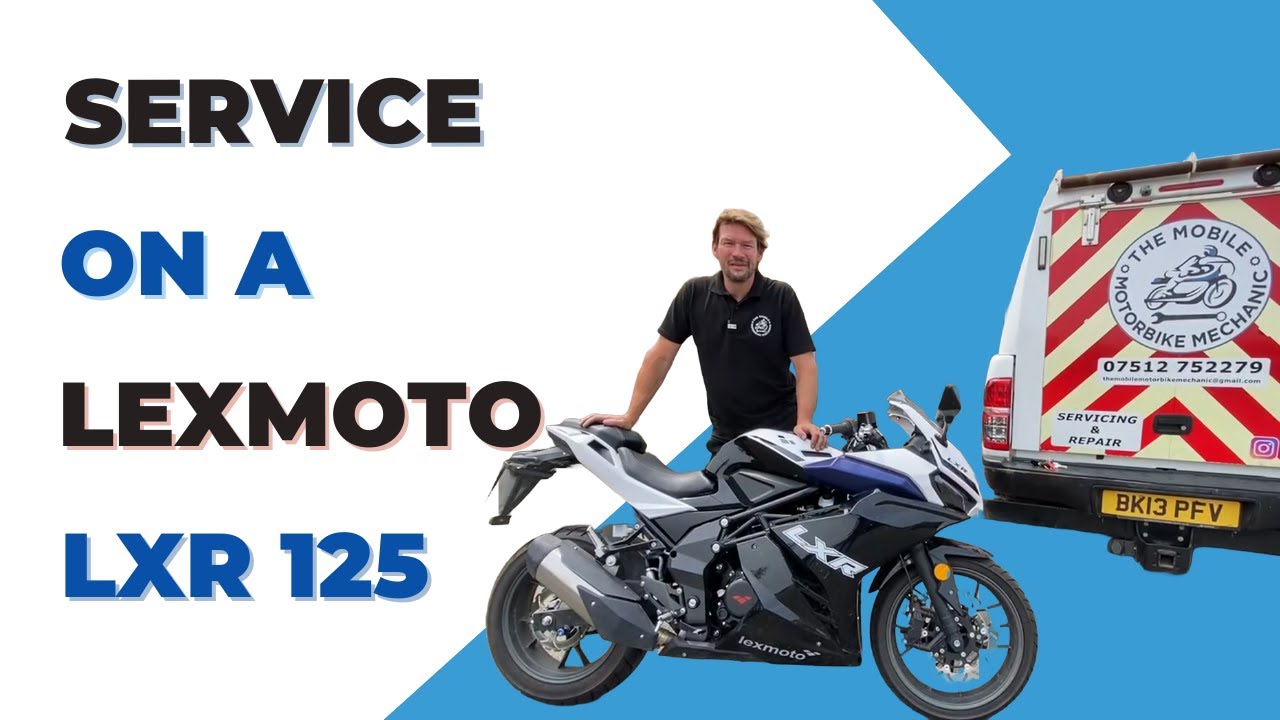 Servicing a Lexmoto LXR 125 Motorbike