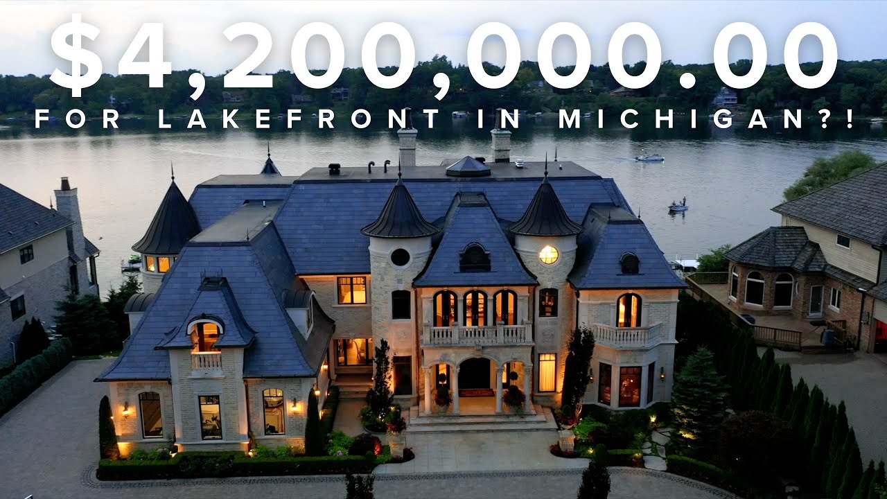 MICHIGAN'S MOST EXPENSIVE LAKEFRONT HOMES