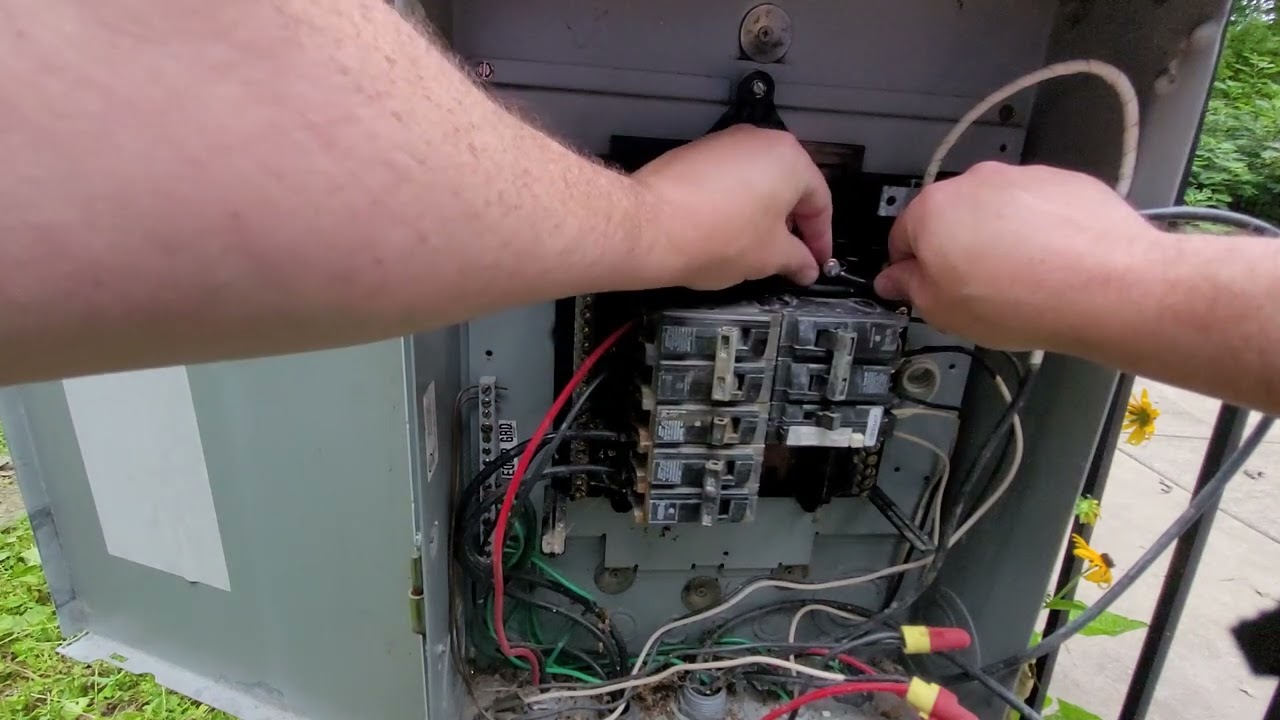 How to bypass a main breaker switch (temporarily) and install new replacement