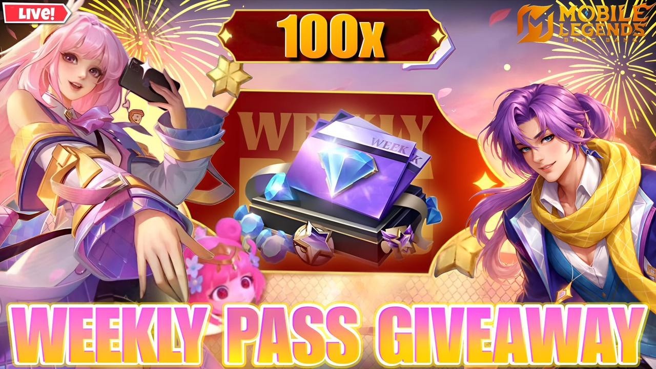 100x WEEKLYPASS to 100 SUBSCRIBER | Giveaways | @MobileLegends5v5MOBA