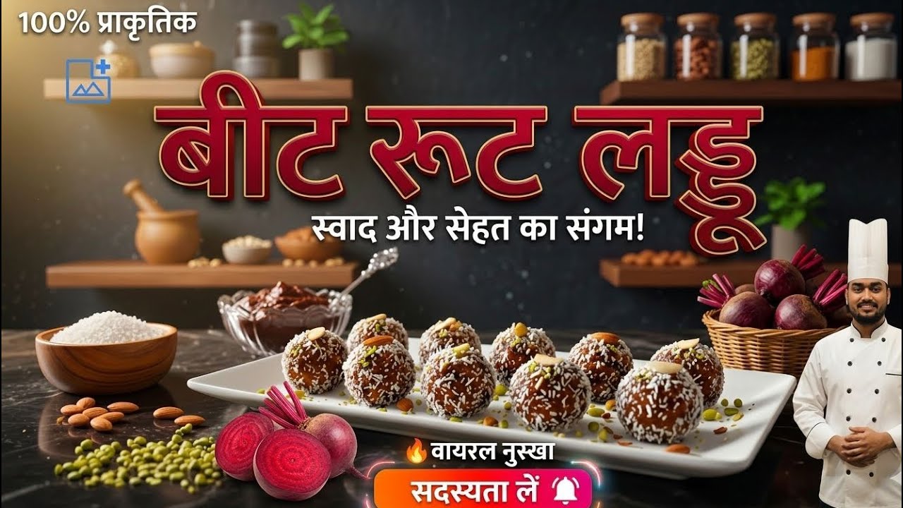 How to make  Beetroot Laddu🫜 सवाद और सेहत का परफेक्ट संगम! ये बीटरूट लड्डू न केवल दिखने में खूबसूरत?