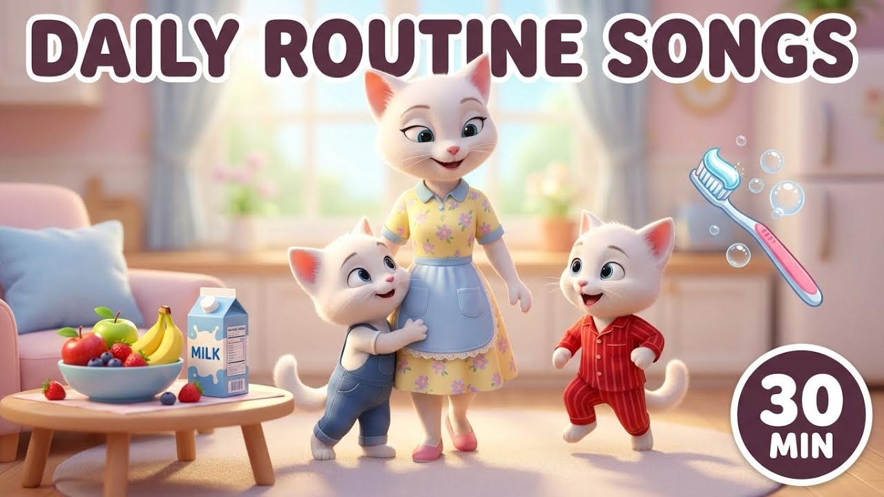 Kids Daily Routine Songs | Nursery Rhymes Compilation