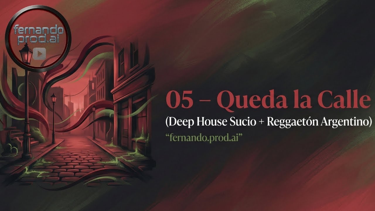 Queda la Calle | Dirty Deep House + Reggaetón Argentino – AI Music