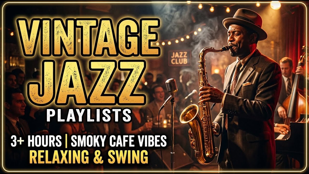 Vintage Jazz 1940년대 📻 옛 영화 같은 분위기의 재즈 playlist cafe