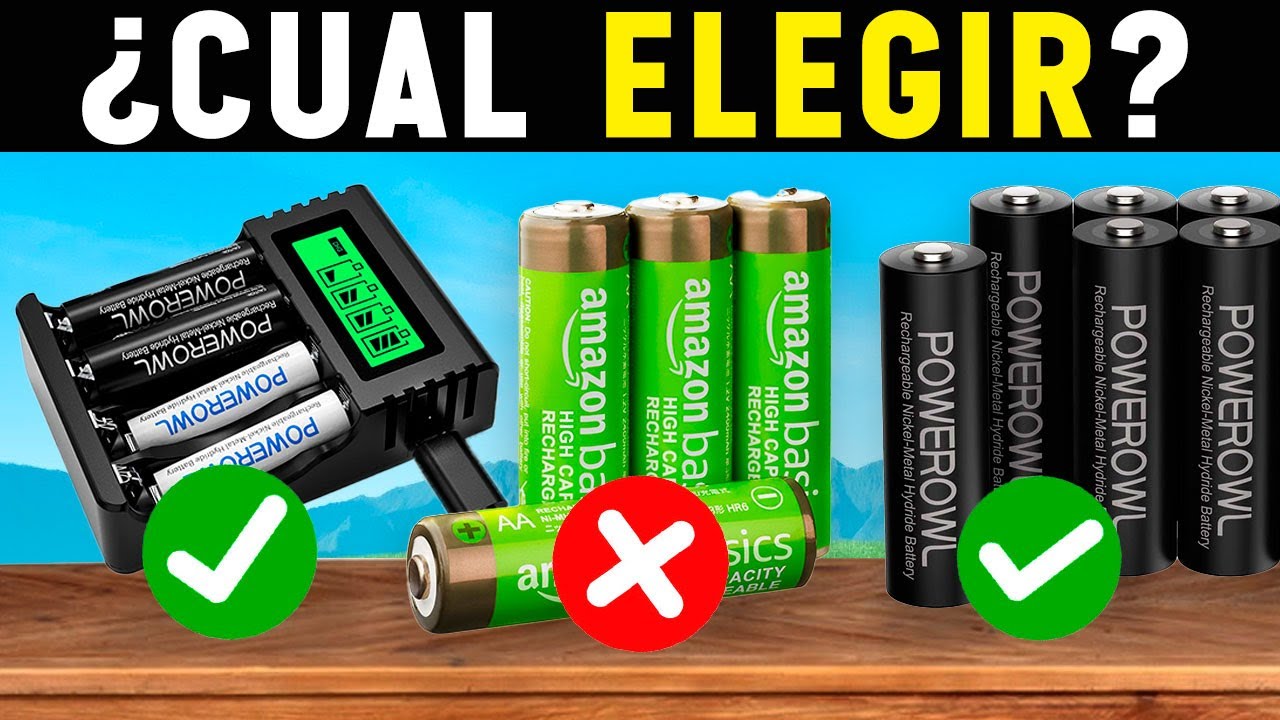 😮 Las 5 Mejores Baterias Recargables Amazon 2025 (Duracell- Energizer Aa...etc)