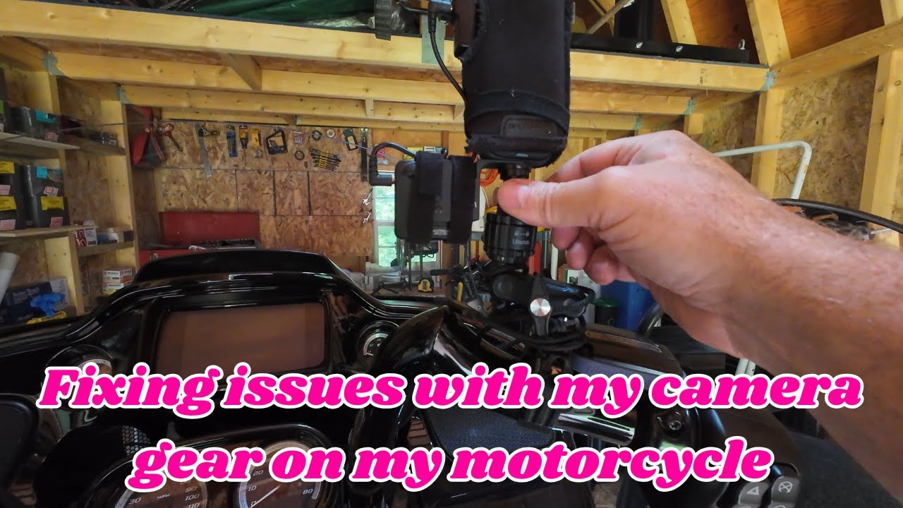 Fixing issues with my camera gear on my motorcycle