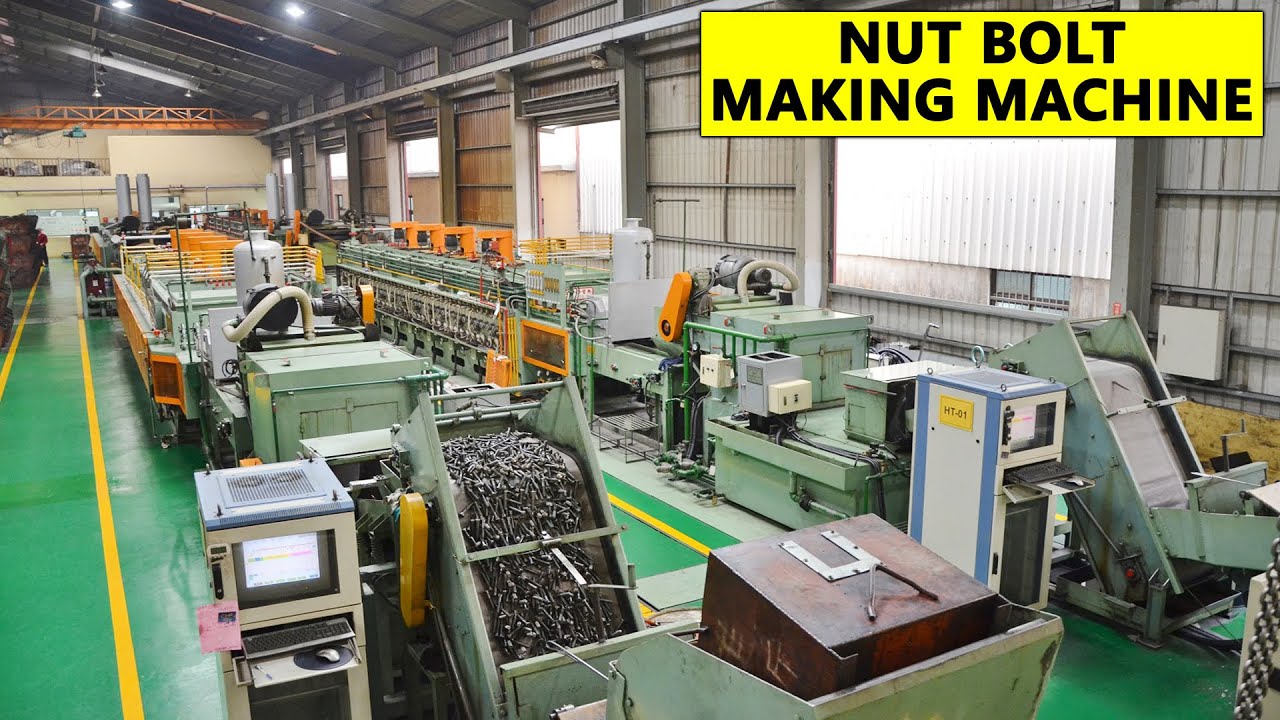 How To Start Nut Bolt Manufacturing Business In Hindi ! Screw Making Machine Process Plan In India