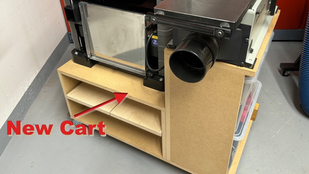 Building a Jointer and Thickness Planer Cart