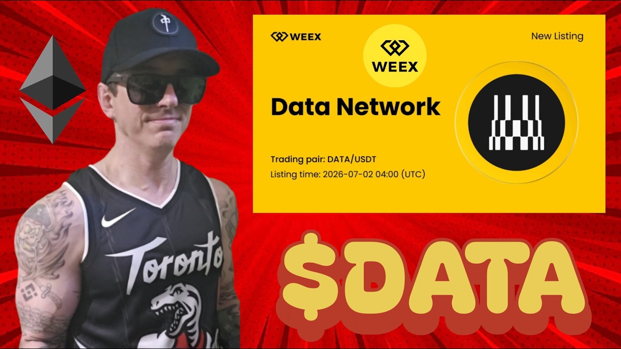 $DATA - DATA NETWORK TOKEN CRYPTO COIN HOW TO BUY WEEX KCEX CEX STREAMR FOUNDATION ETHEREUM SOL BNB