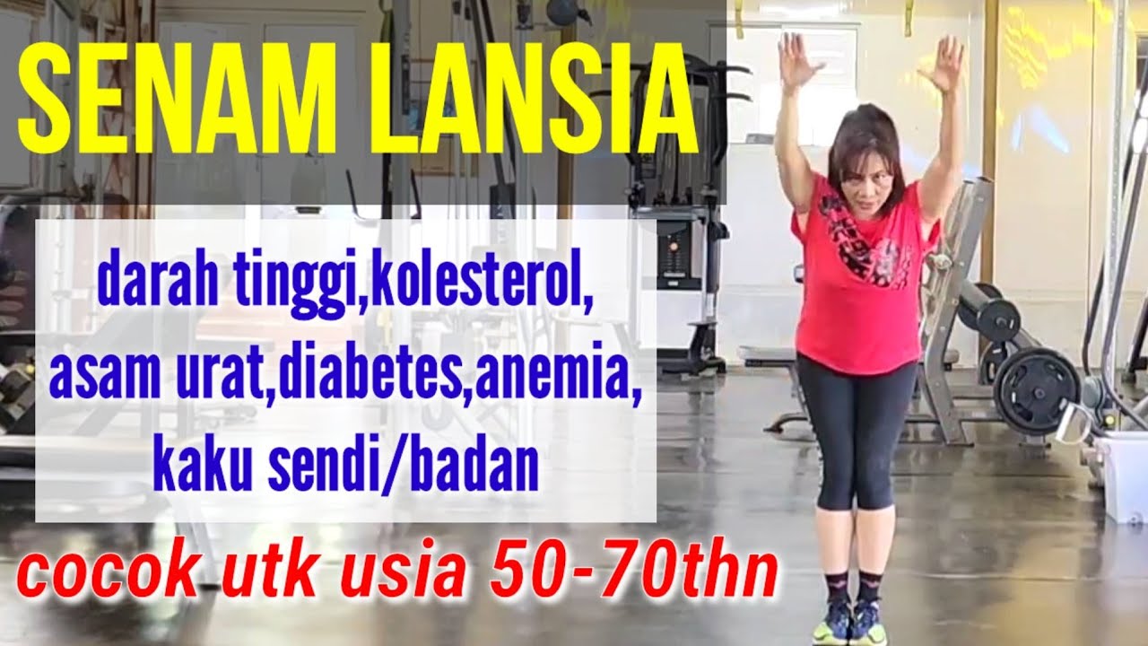 SENAM LANSIA menurunkan kolesterol, darah tinggi, diabetes,asam urat #tinydance #senamlansia
