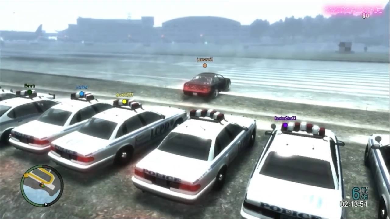GTA IV - PS3 - Multiplayer Event Vid #3 - BUSTED! x8 @ GTRF Event! - 02/28/2026