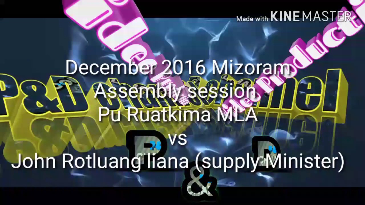 Mizoram Assembly session MLA vs Minister
