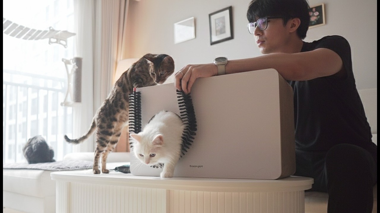 I Made a $35 Automatic Cat Grooming Box