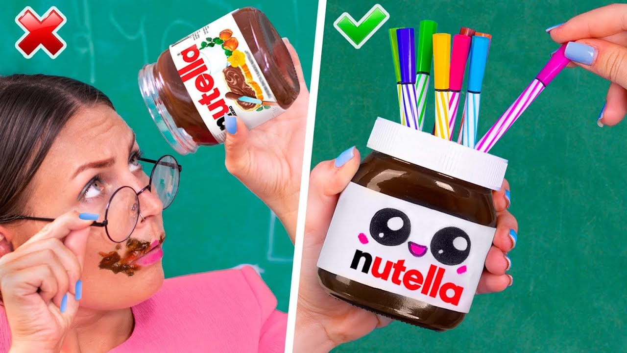 12 DIY Kawaii Schulsachen / Schul Life Hacks