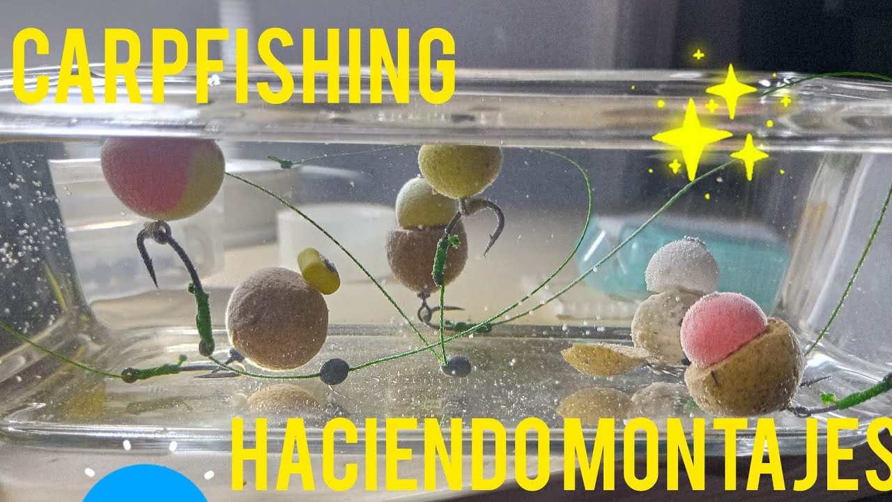 CARPFISHING|OS ENSEÑO COMO HAGO LOS MONTAJES 😁