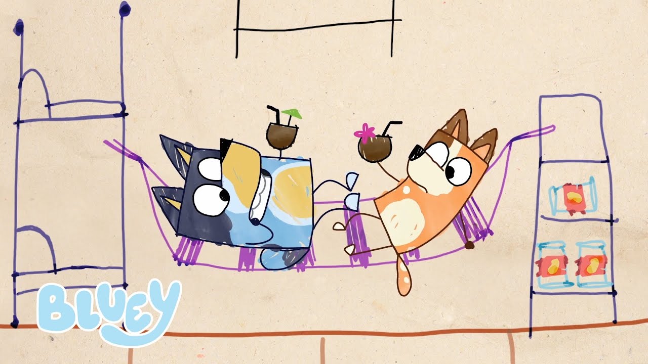 Mama en papa proberen te ontsnappen | De ontsnapping| Bluey - Officieel Nederlands kanaal