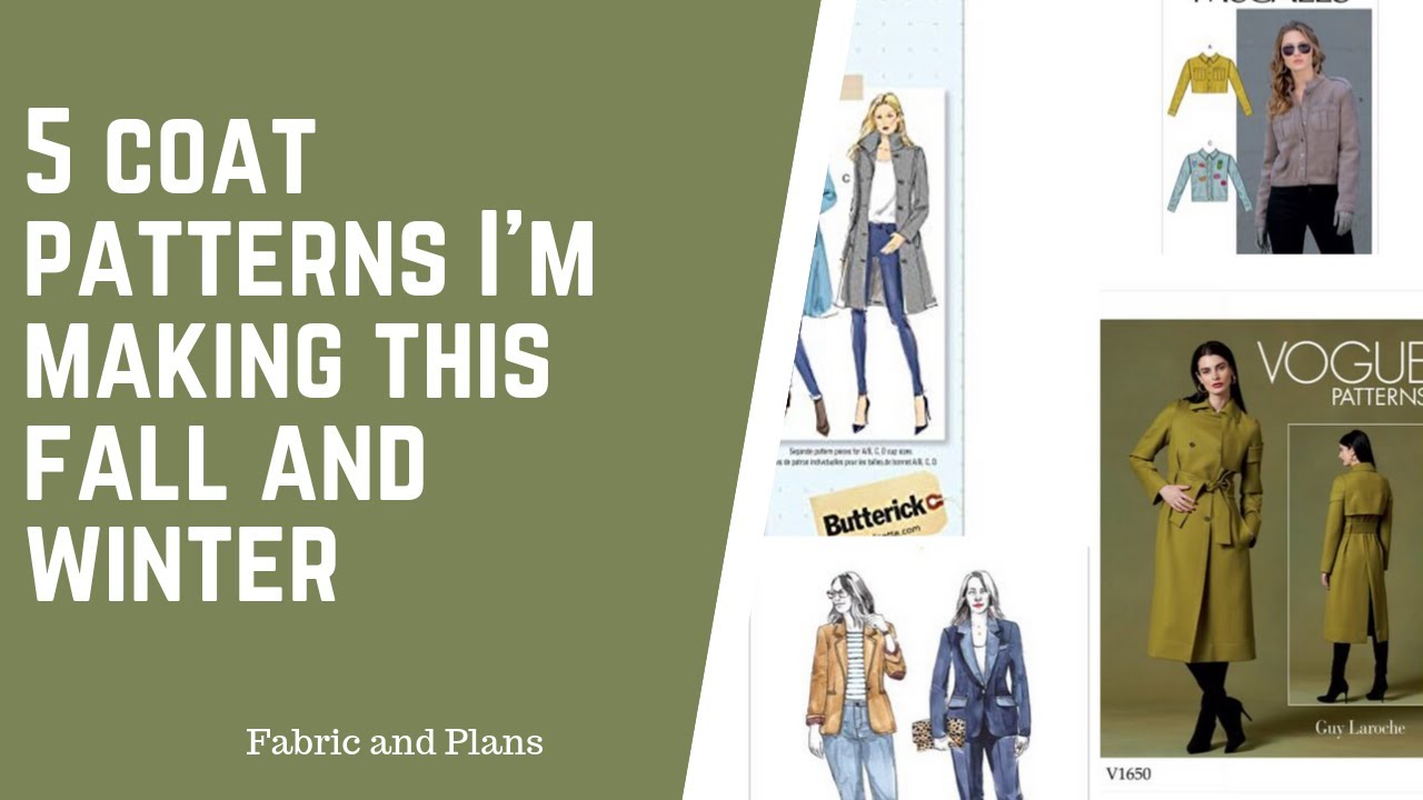 The 5 Coats I'll be Sewing This Fall and Winter