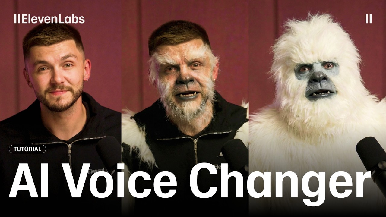 Realistic AI Voice Changer (swap any voice you can imagine)