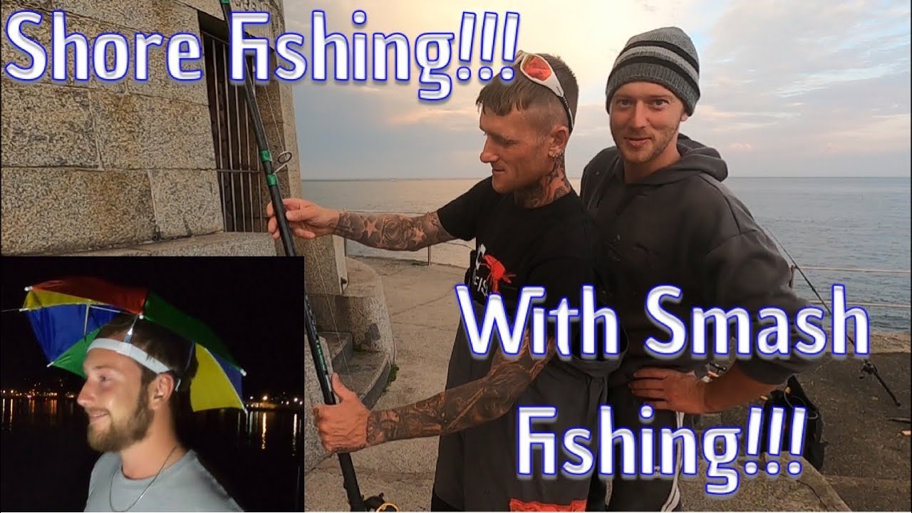 Shore Fishing With Smash Fishing Down The Harbour!!!