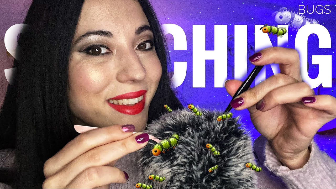 ASMR | Tingly Bug Searching and Picking (Inaudible Whispering)