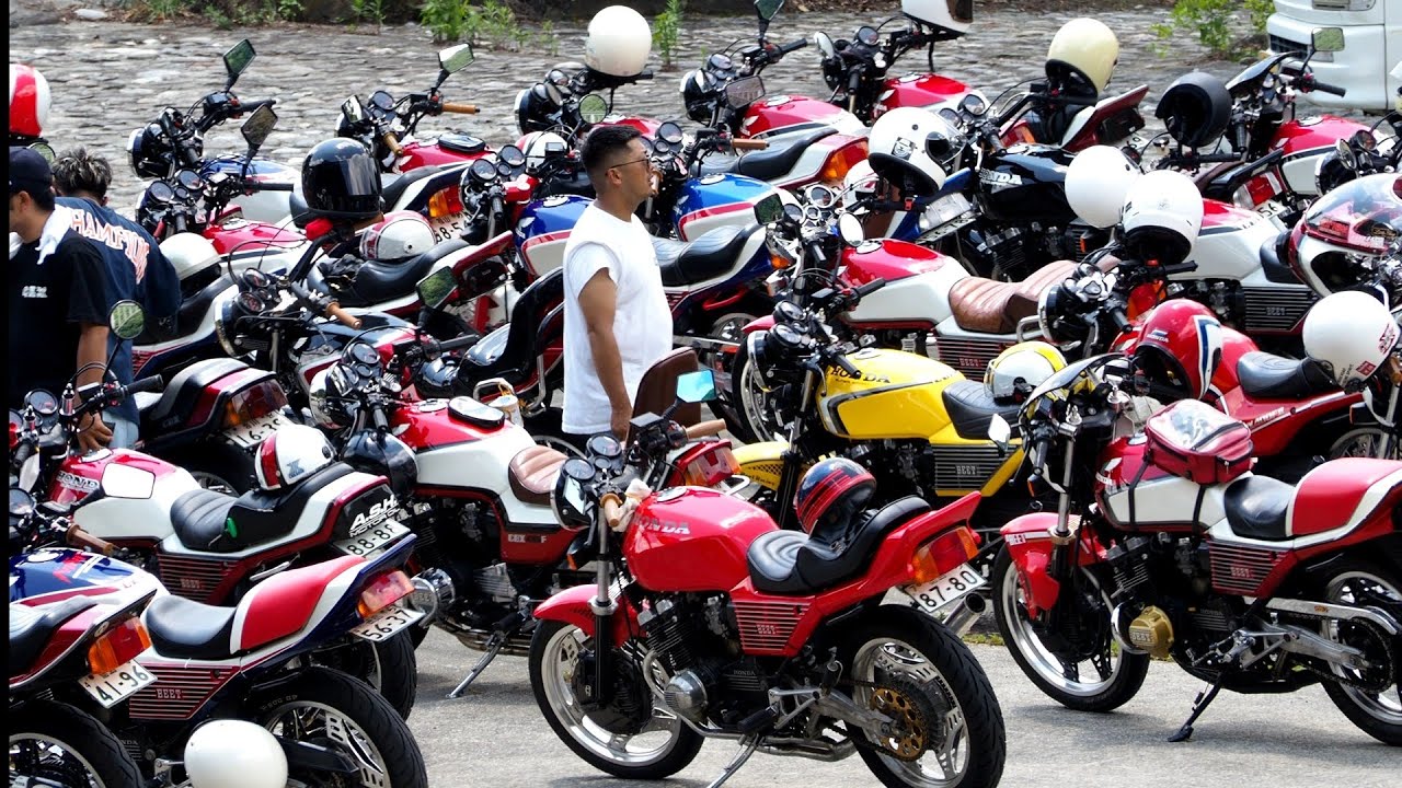 CBXミーティングin徳島池田湖水際公園  Z400FX  GPZ400F  ホーク3  ホーク2  GS400  RZ250  CBR400F