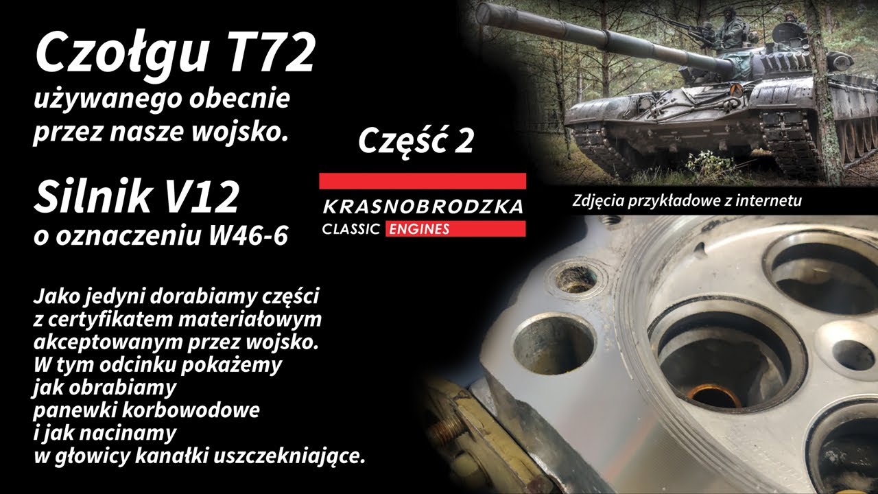 Naprawa silnika od czołgu T72 ciąg dalszy