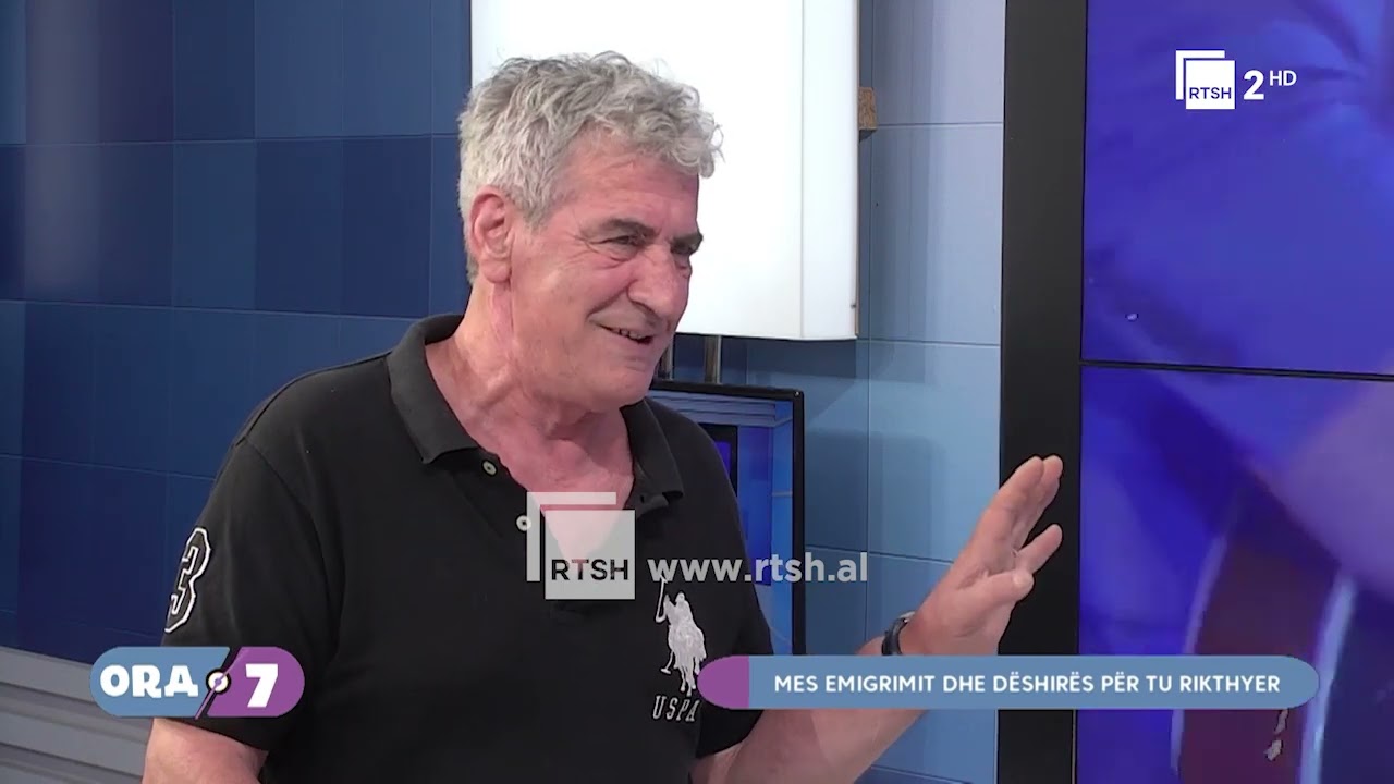 Mes emigrimit dhe dëshirës për t'u kikthyer.Leonardard Bulku këngëtar|Ora7 në Rtsh