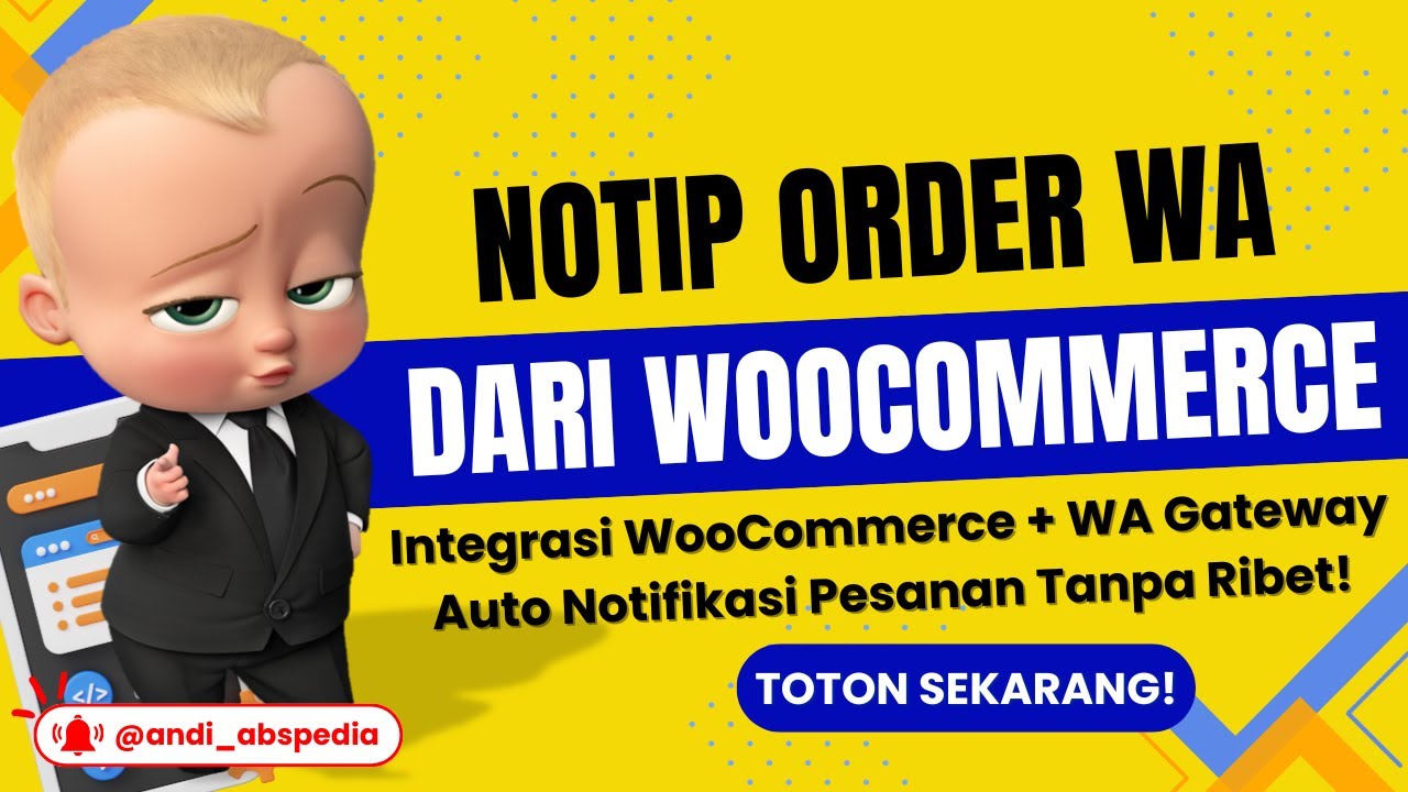 Panduan Lengkap WooCommerce WhatsApp Gateway 💡 Auto Reply & Order Notification Pakai API WA Plus