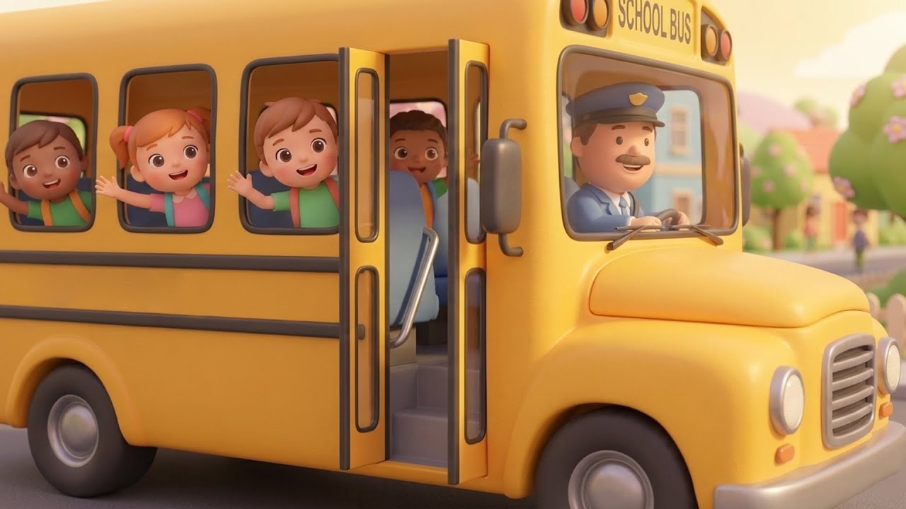 Wheels On The Bus | @LiitleRaPa  Nursery Rhymes & Kids Songs