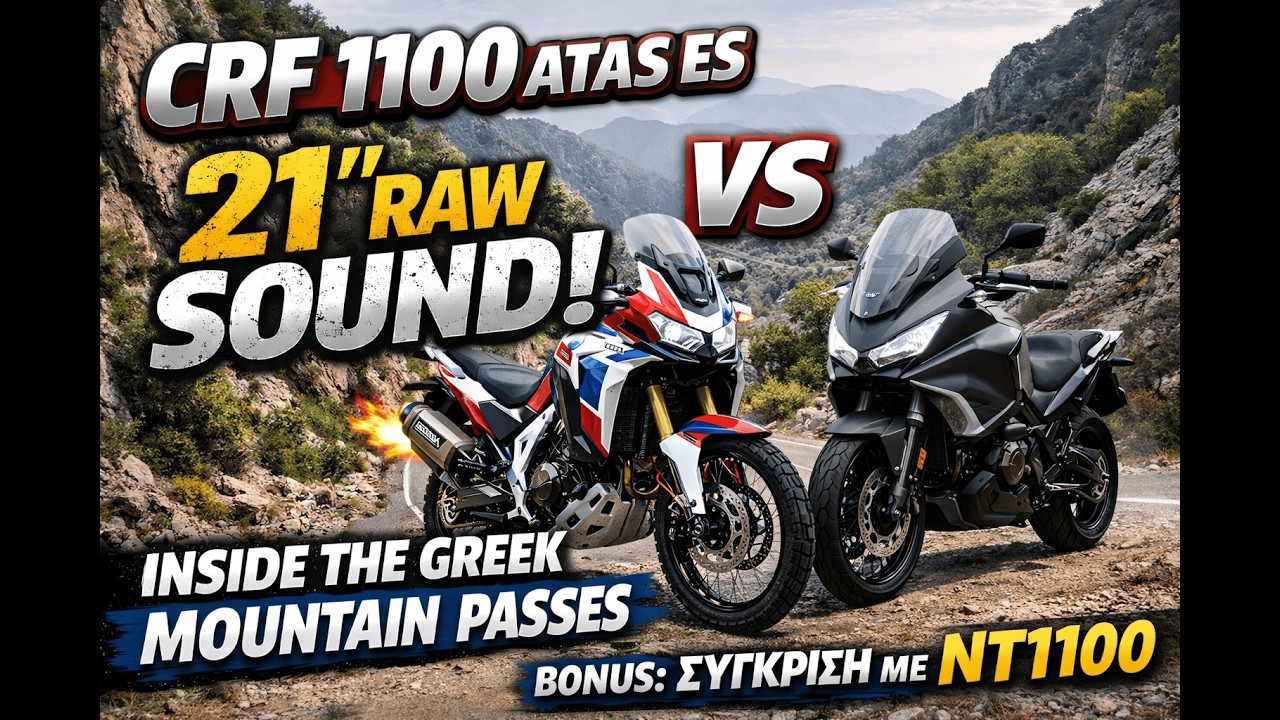 ΗΧΗΤΙΚΗ ΑΠΟΛΑΥΣΗ ΑΠΟ CRF 1100 ΜΥ 20-23 & BONUS: ΝΤ1100