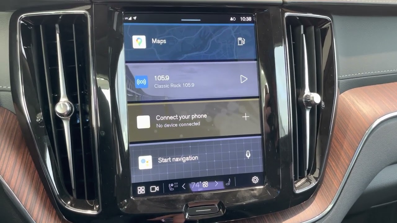 Compass / direction indicator tip for GOOGLE MAPS in the new Volvo system