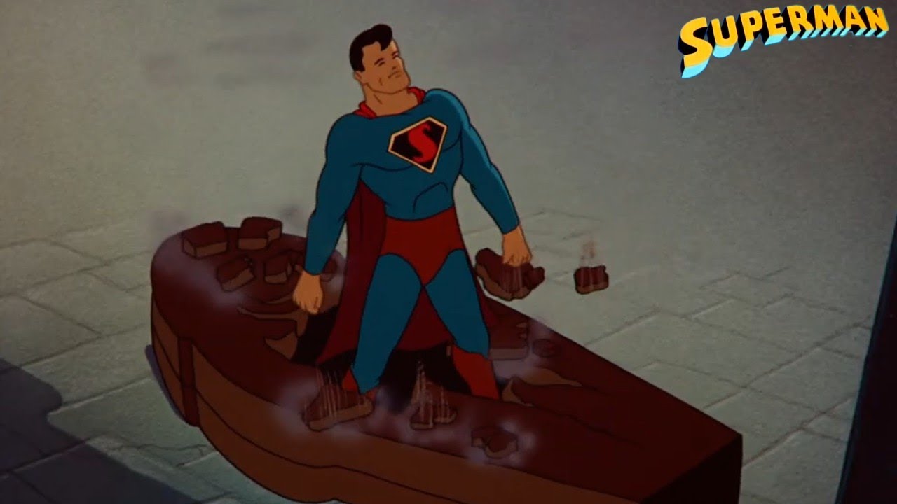 Superman: The Mummy Strikes 1943 Famous Studios Cartoon Short Film | Animation Review
