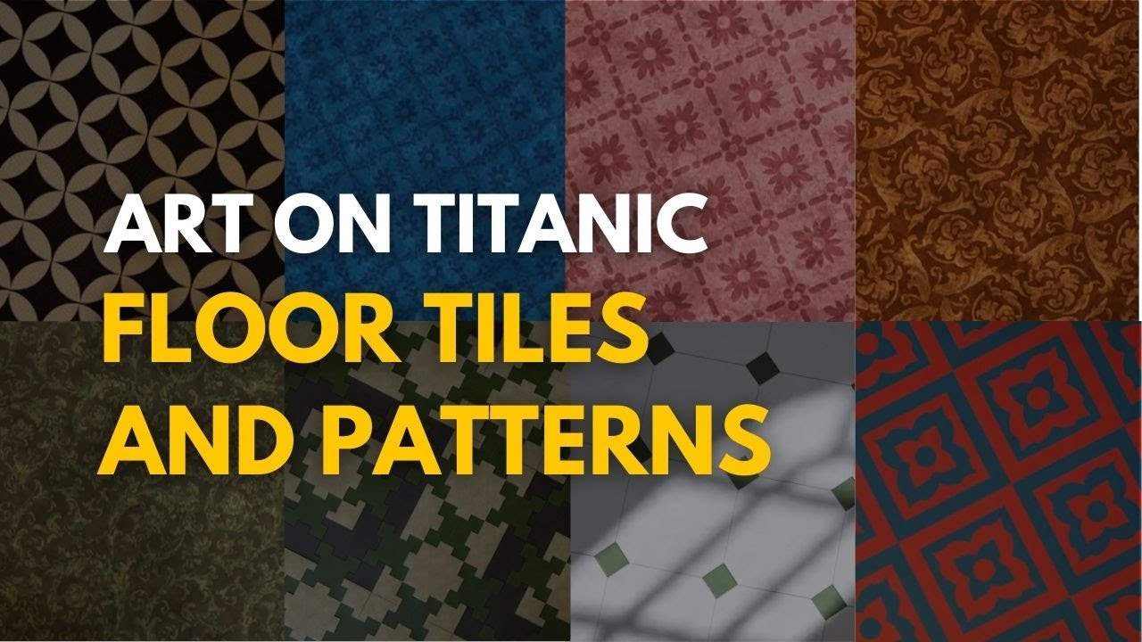 Titanic was full of art: all kind of floor tiles and patterns on Titanic: Honor and Glory 401 v2.0