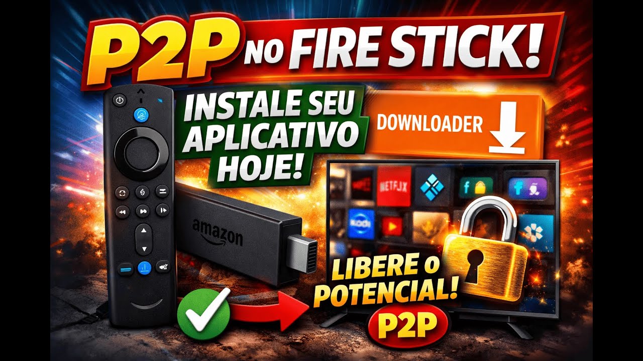 🔥📺 P2P no Fire Stick! Desbloqueie todo o potencial e instale seu aplicativo hoje mesmo 🔓