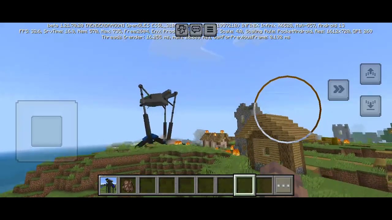 War of the worlds (part 1 the attack in the village)