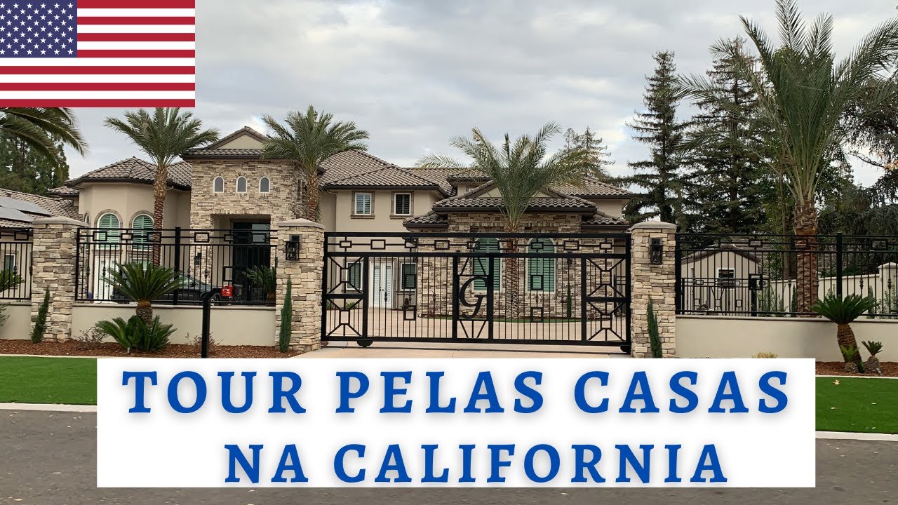 TOUR PELAS CASAS NA CALIFORNIA - EUA