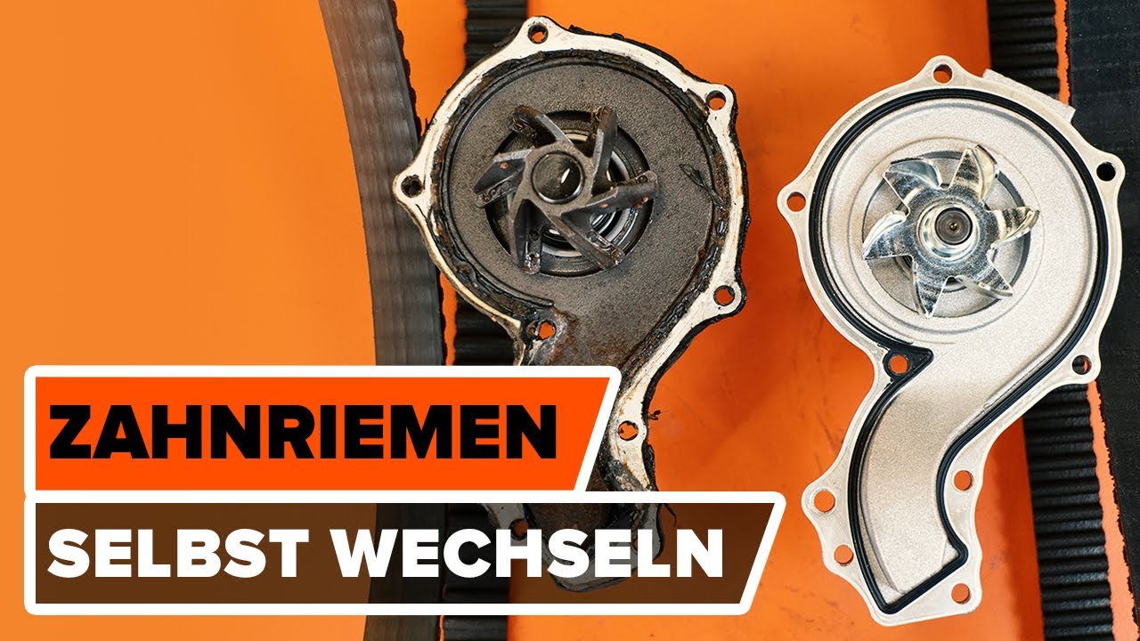 Wie VOLKSWAGEN GOLF 3 (1H1) Zahnriemensatz Mit Wasserpumpe [AUTODOC TUTORIAL]