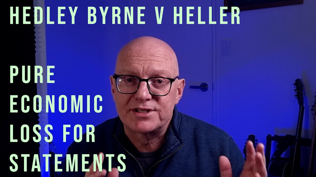Hedley Byrne v Heller - Pure economic loss | Negligence or contract?